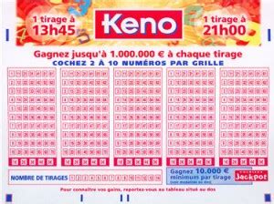 résultats du keno à 21h.